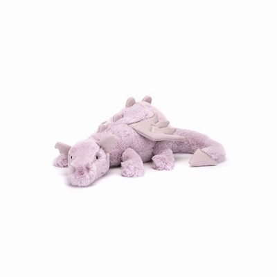 Jellycat Lavender Dragon Huge USA | 89675NCXO